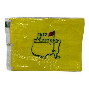 2012 Masters Golf Flag Augusta National Embroidered Logo Pin Flag PGA